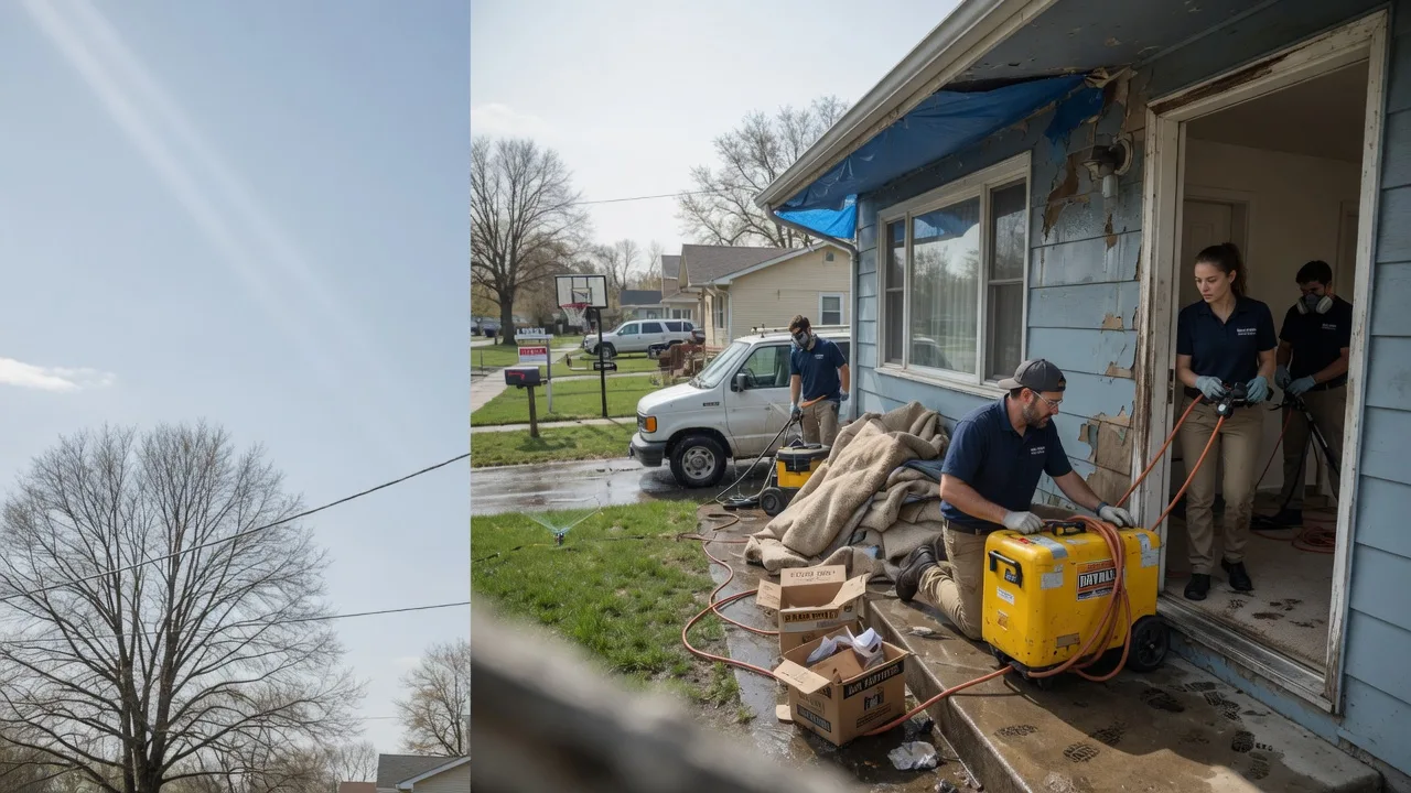 Basement Flood Cleanup in Wadsworth, IL near me